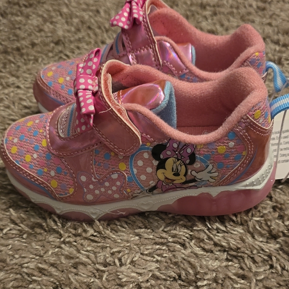 Disney Minnie Mouse Pink Polka Dot Sneakers